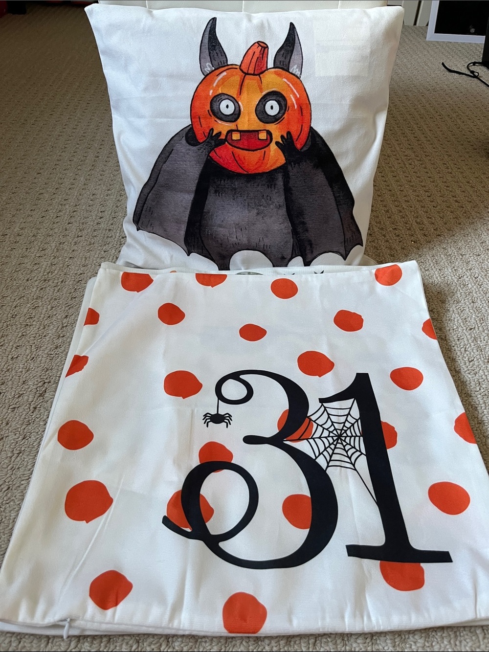 🕷️ Lot of 5 Halloween pillow cases 🕷️
